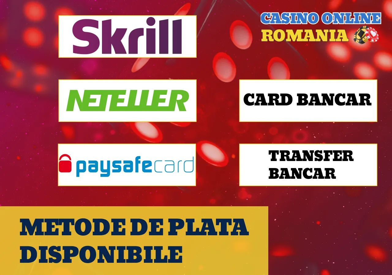 Prezentarea metodelor populare de plată, de la carduri la portofele electronice.